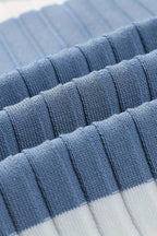 Polo à rayures blanches