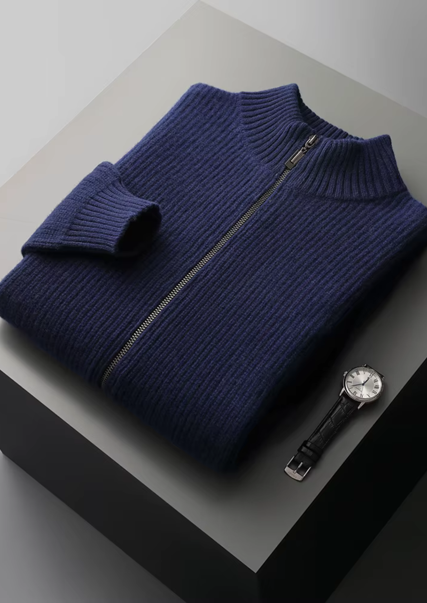 Cardigan en pure laine mérinos extra fine