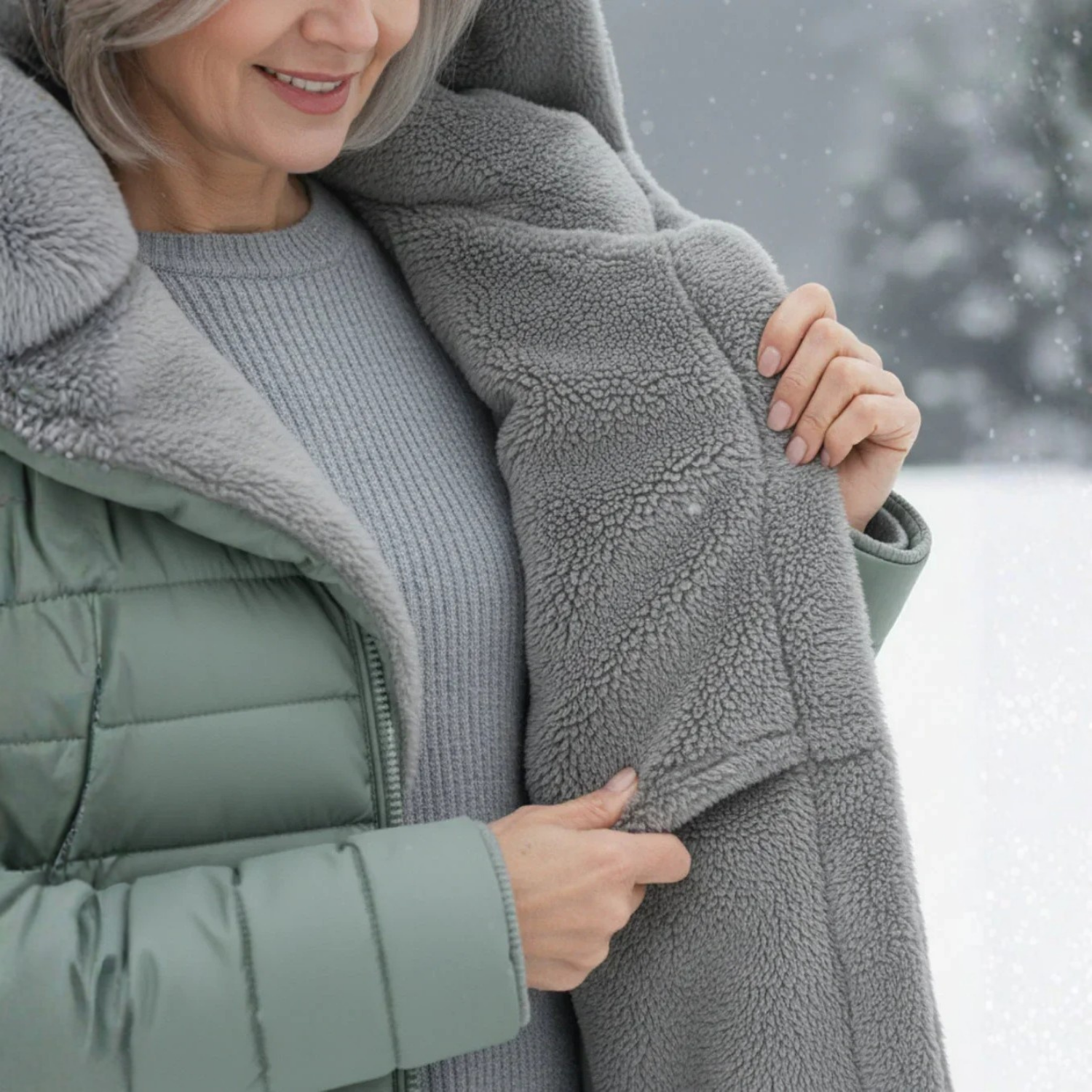 Olivia Manteau d’hiver matelassé