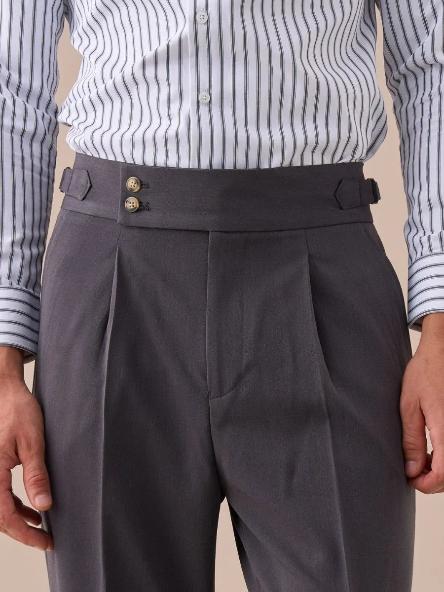 Palena Pantalon plissé haut de gamme