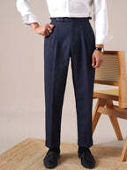 Pantalon Milano taille haute en laine