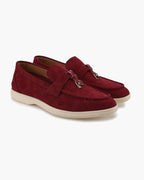 Mocassins en daim pour femme