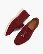 Mocassins en daim pour femme