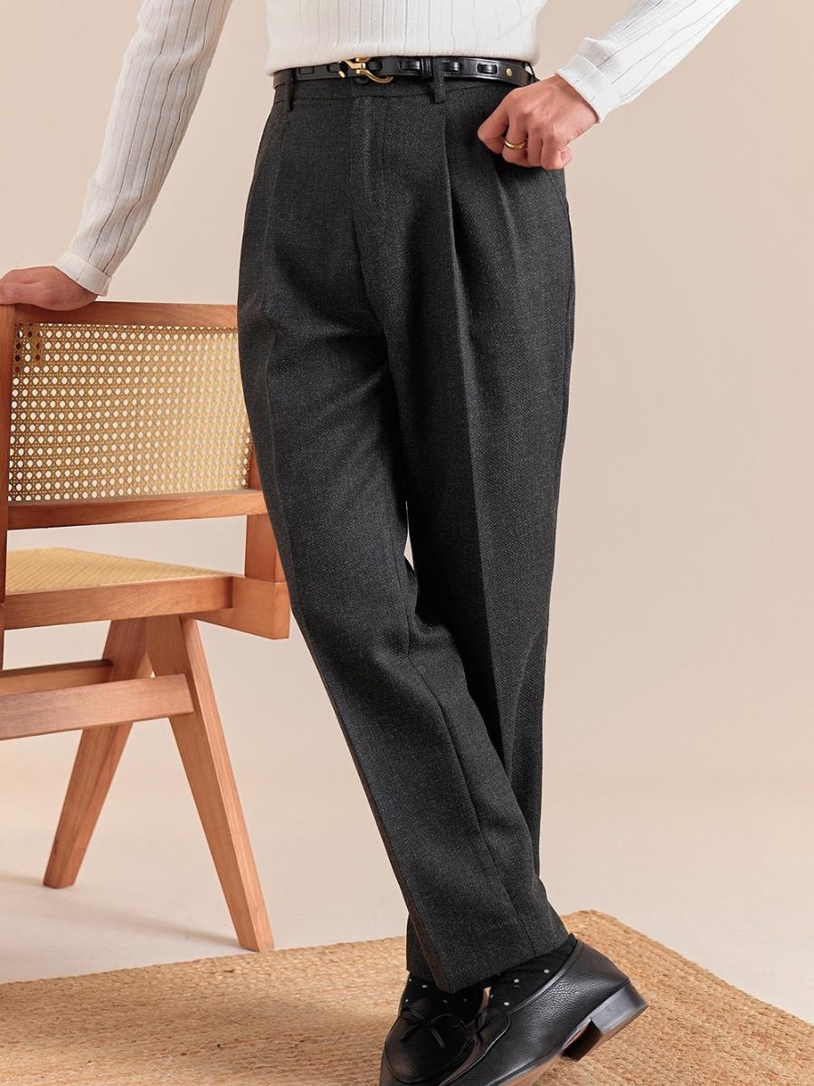Volterra Pantalon taille haute avec passants de ceinture