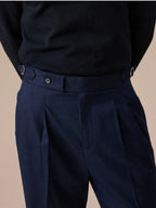 Pantalon double pli haut de gamme Dervio