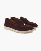 Mocassins en daim pour femme
