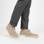 Mocassins montants en daim