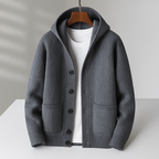 Lunora Cardigan en laine tricoté pour homme