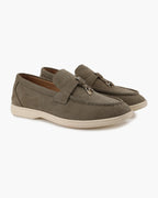 Mocassins en daim pour femme
