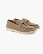 Mocassins en daim pour femme