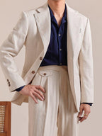 Napoli Pantalon Gurkha en lin haut de gamme