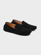 Mocassins bateau en daim