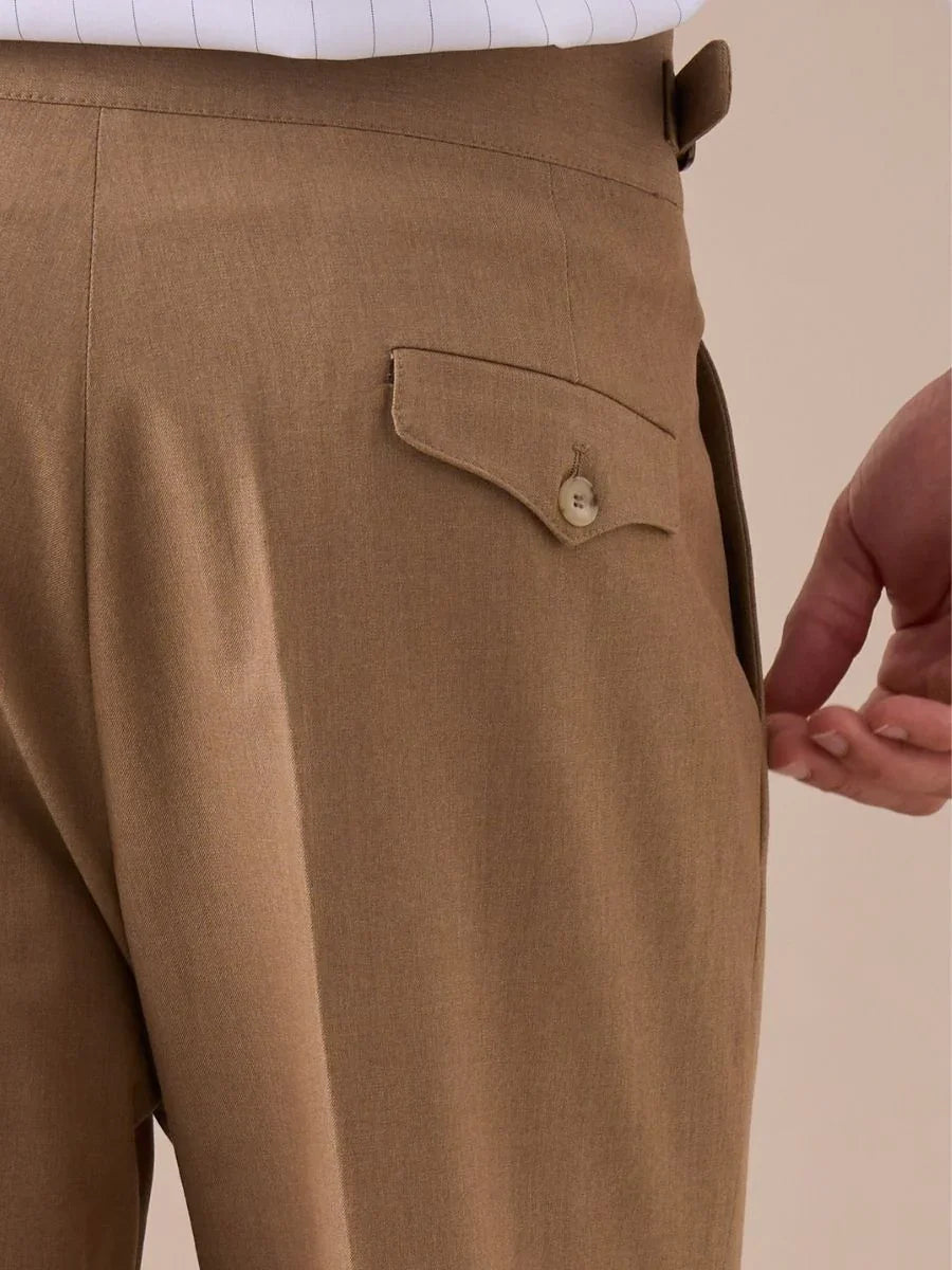 Valdora Pantalon Gurkha double pli haut de gamme