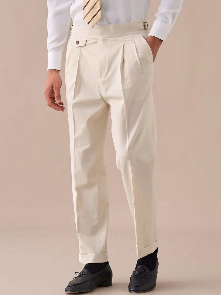 Valdora Pantalon Gurkha double pli haut de gamme