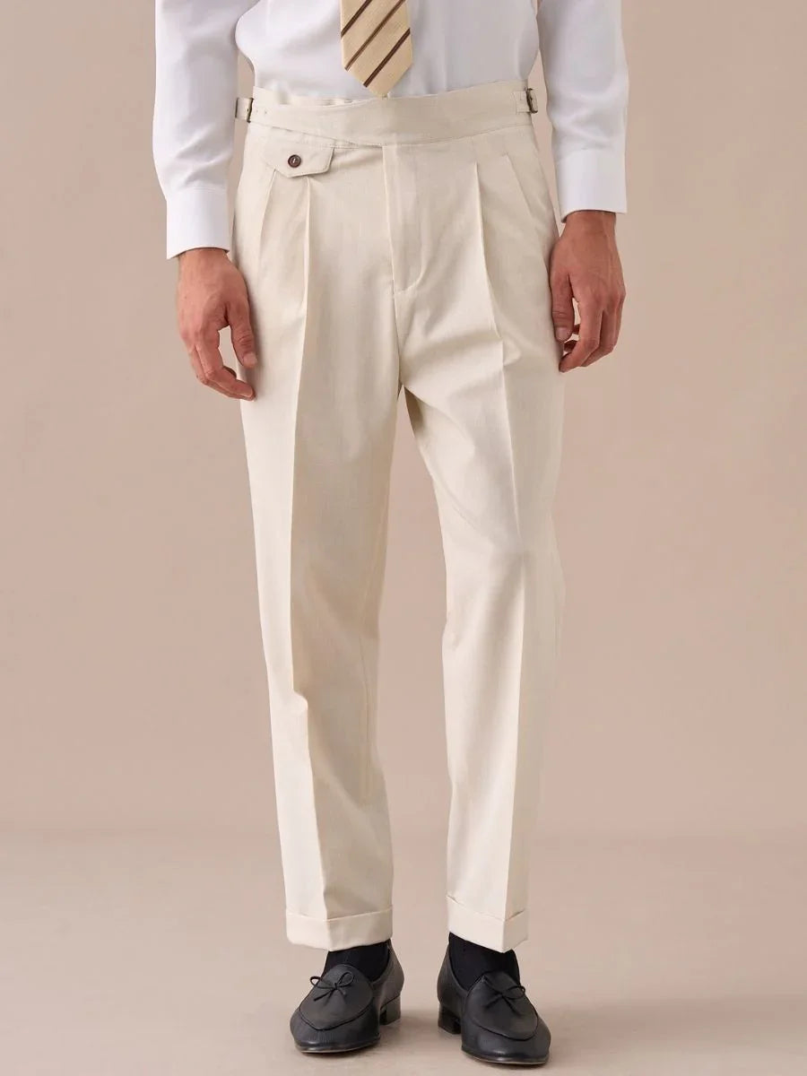 Valdora Pantalon Gurkha double pli haut de gamme