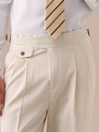 Valdora Pantalon Gurkha double pli haut de gamme