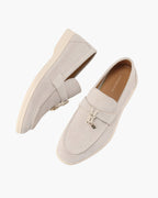 Mocassins en daim pour femme