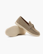 Mocassins en daim pour femme
