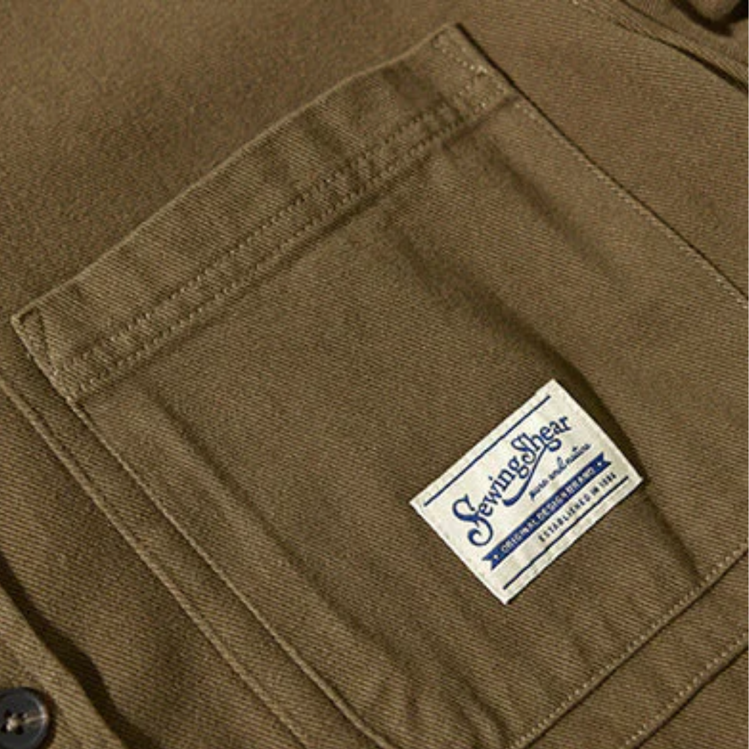 Chemise cargo doublée en polaire