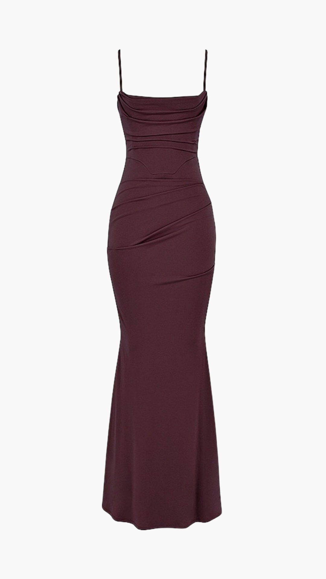 Robe corset rouge foncé