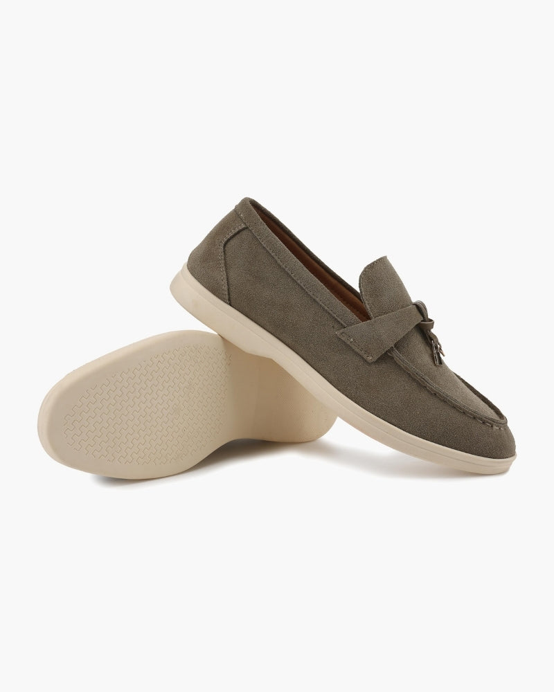 Mocassins en daim pour femme