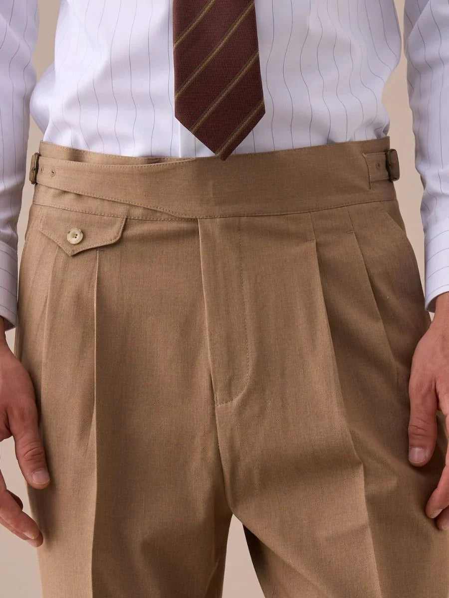 Valdora Pantalon Gurkha double pli haut de gamme