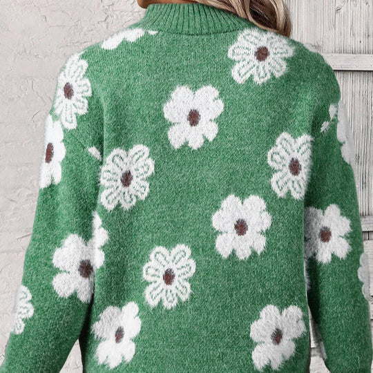 Pull Bloom à demi-zip