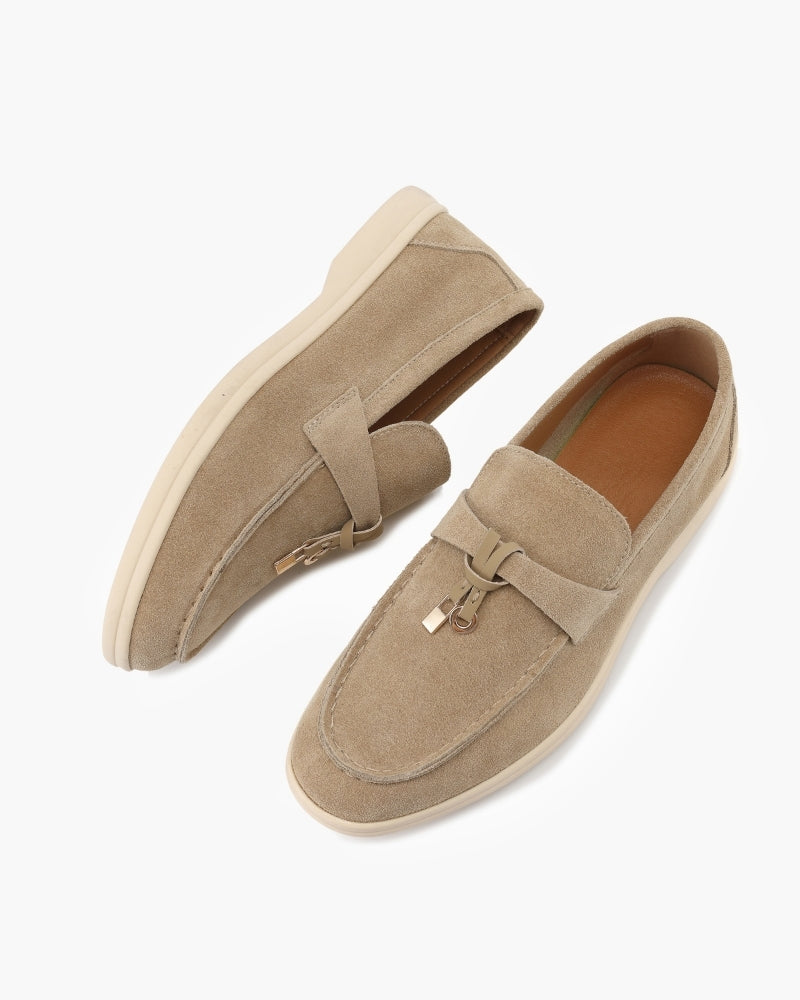 Mocassins en daim pour femme