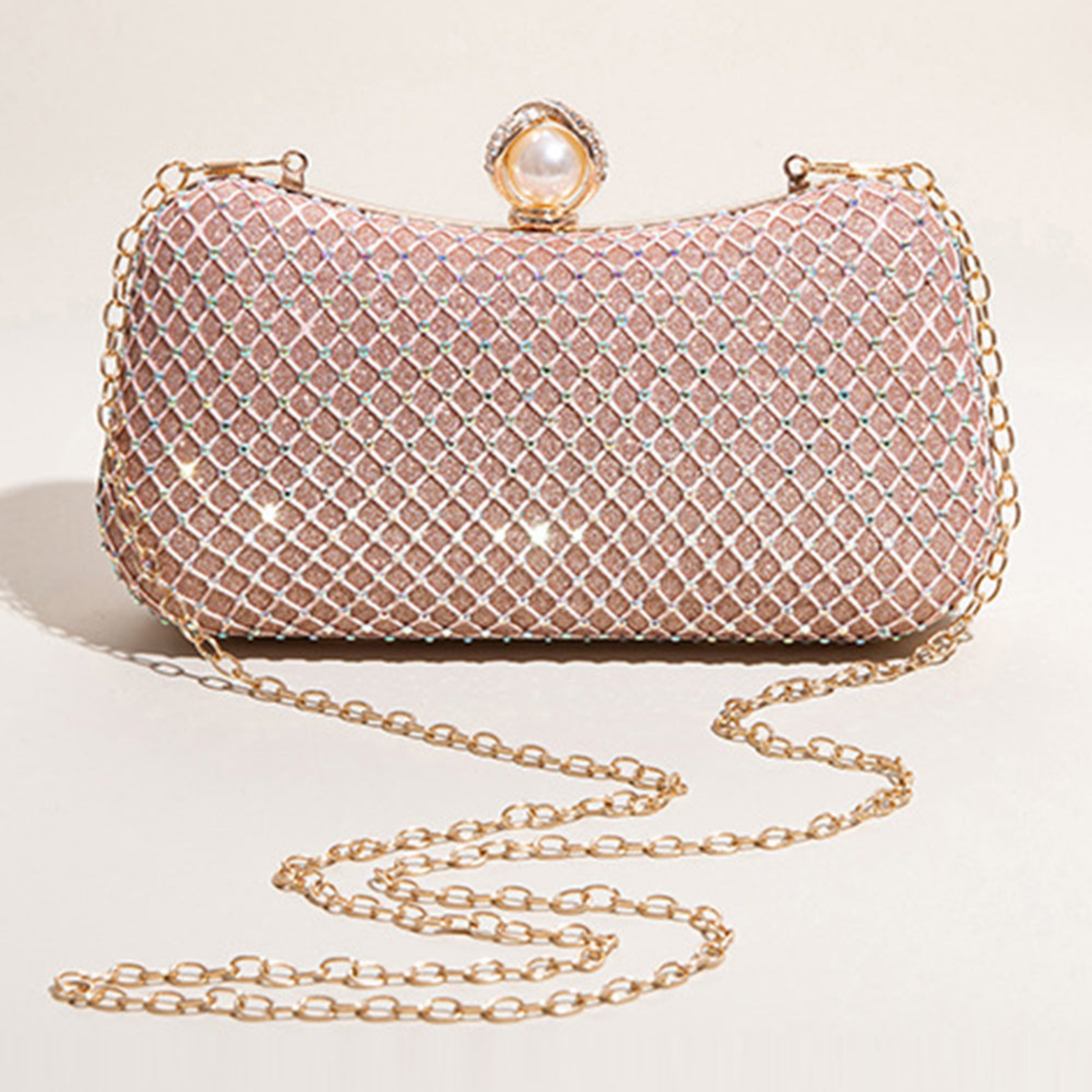 Pochette à Paillettes et Perles