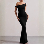 Robe longue asymétrique