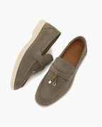 Mocassins en daim pour femme
