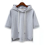 Sweat à capuche à manches courtes Maison