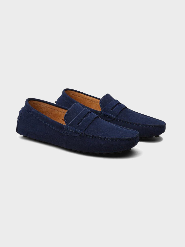 Mocassins bateau en daim