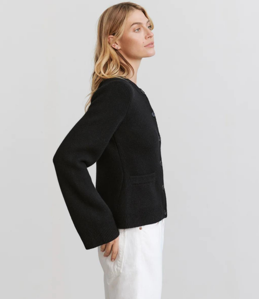 Lucienne Cardigan doux et chaud en maille