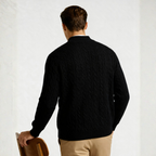 Pull en cachemire demi-zip