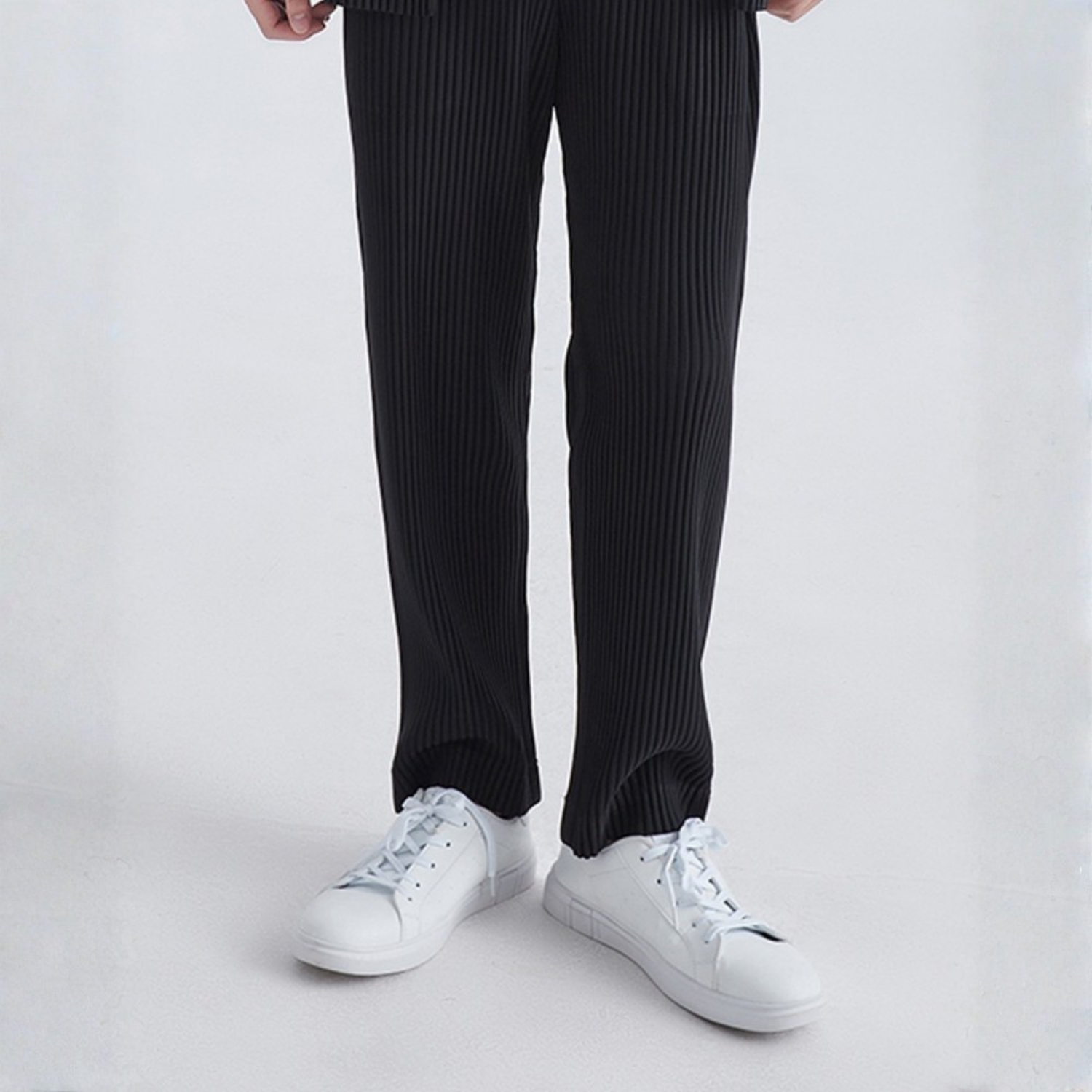 Pantalon en coton côtelé