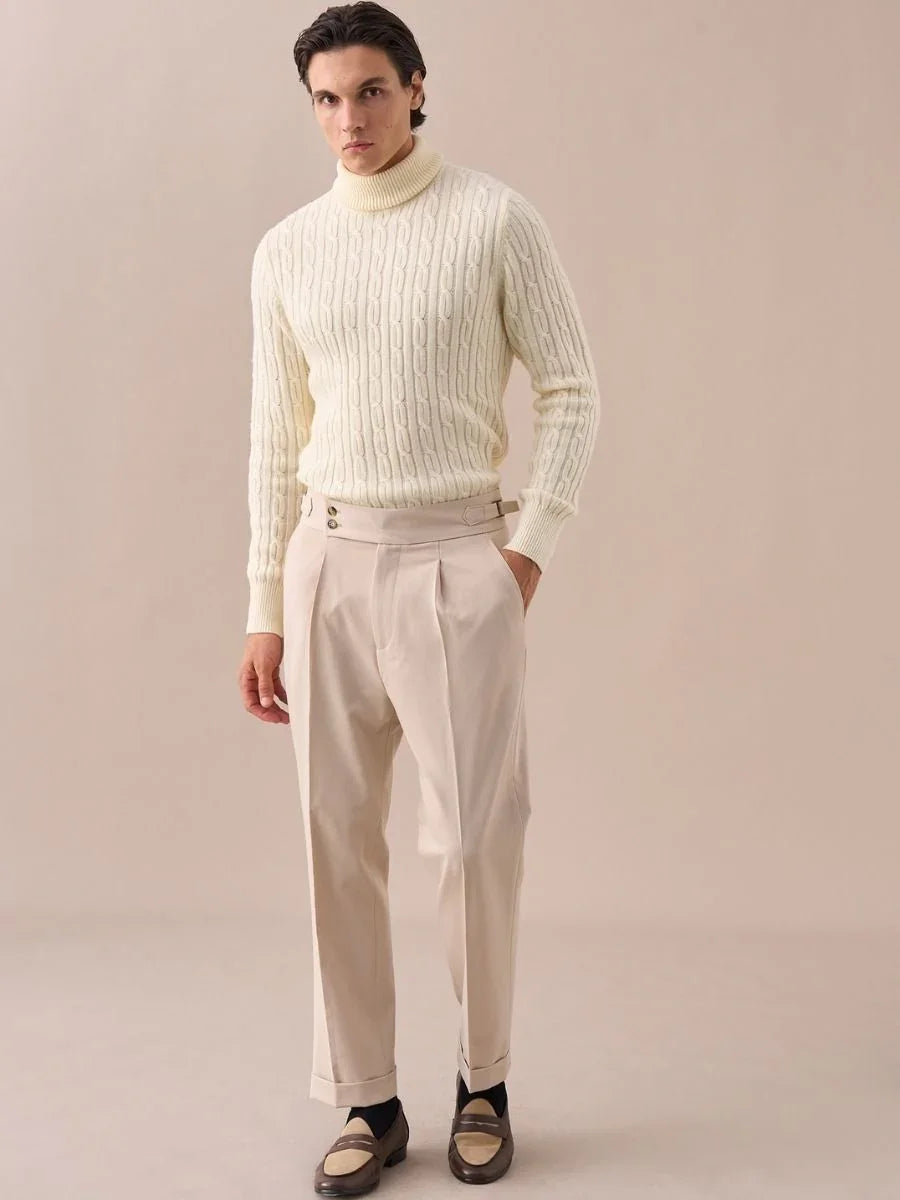 Palena Pantalon plissé haut de gamme