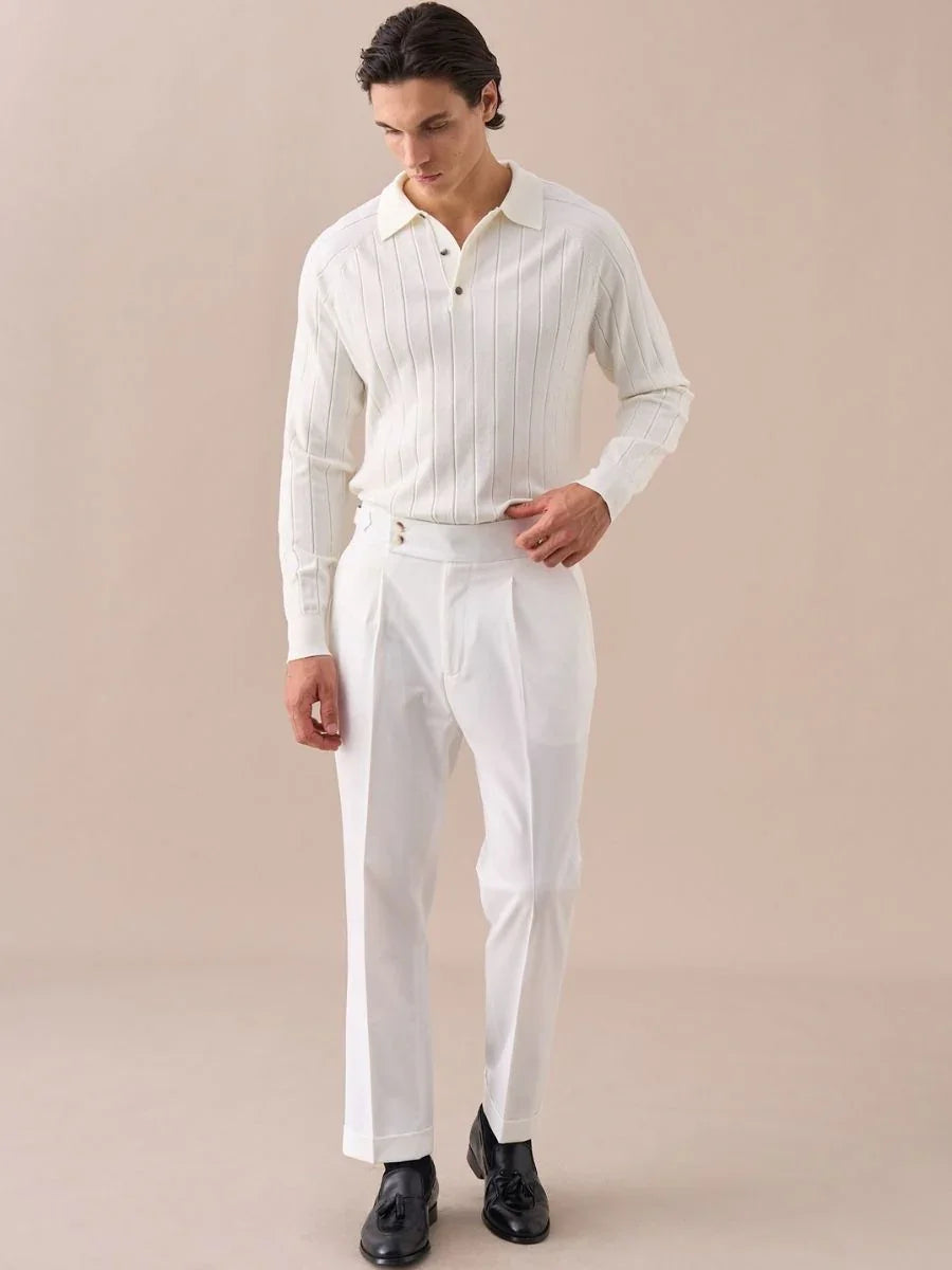 Palena Pantalon plissé haut de gamme