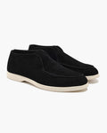 Mocassins montants en daim