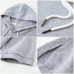 Sweat à capuche à manches courtes Maison
