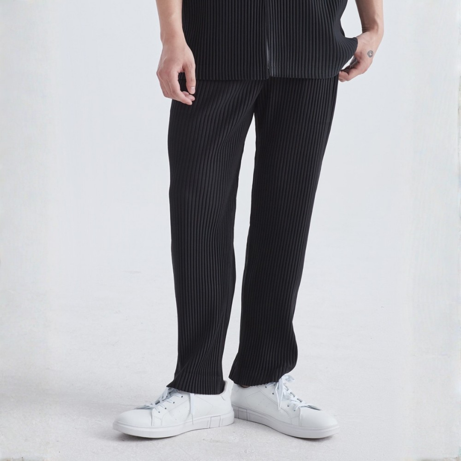 Pantalon en coton côtelé