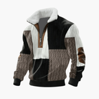 Pull Marcus à col doublé en polaire