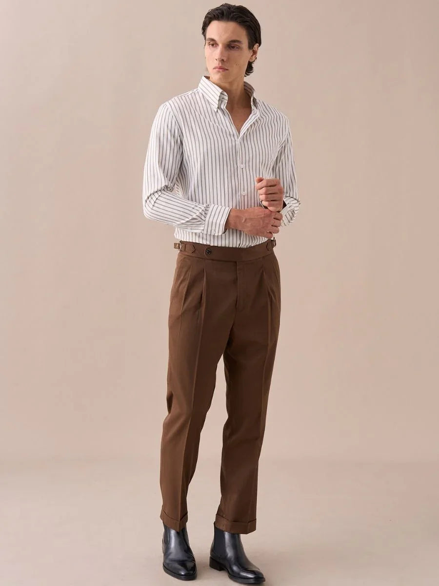 Moliterno Pantalon double pli haut de gamme