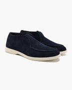 Mocassins montants en daim
