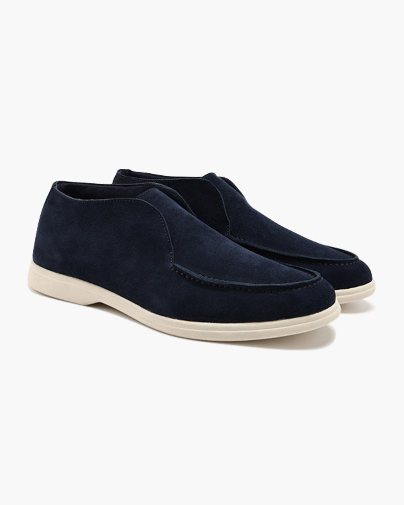 Mocassins montants en daim