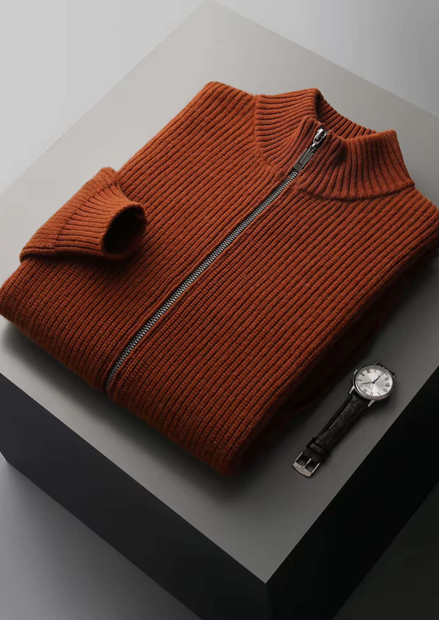 Cardigan en pure laine mérinos extra fine