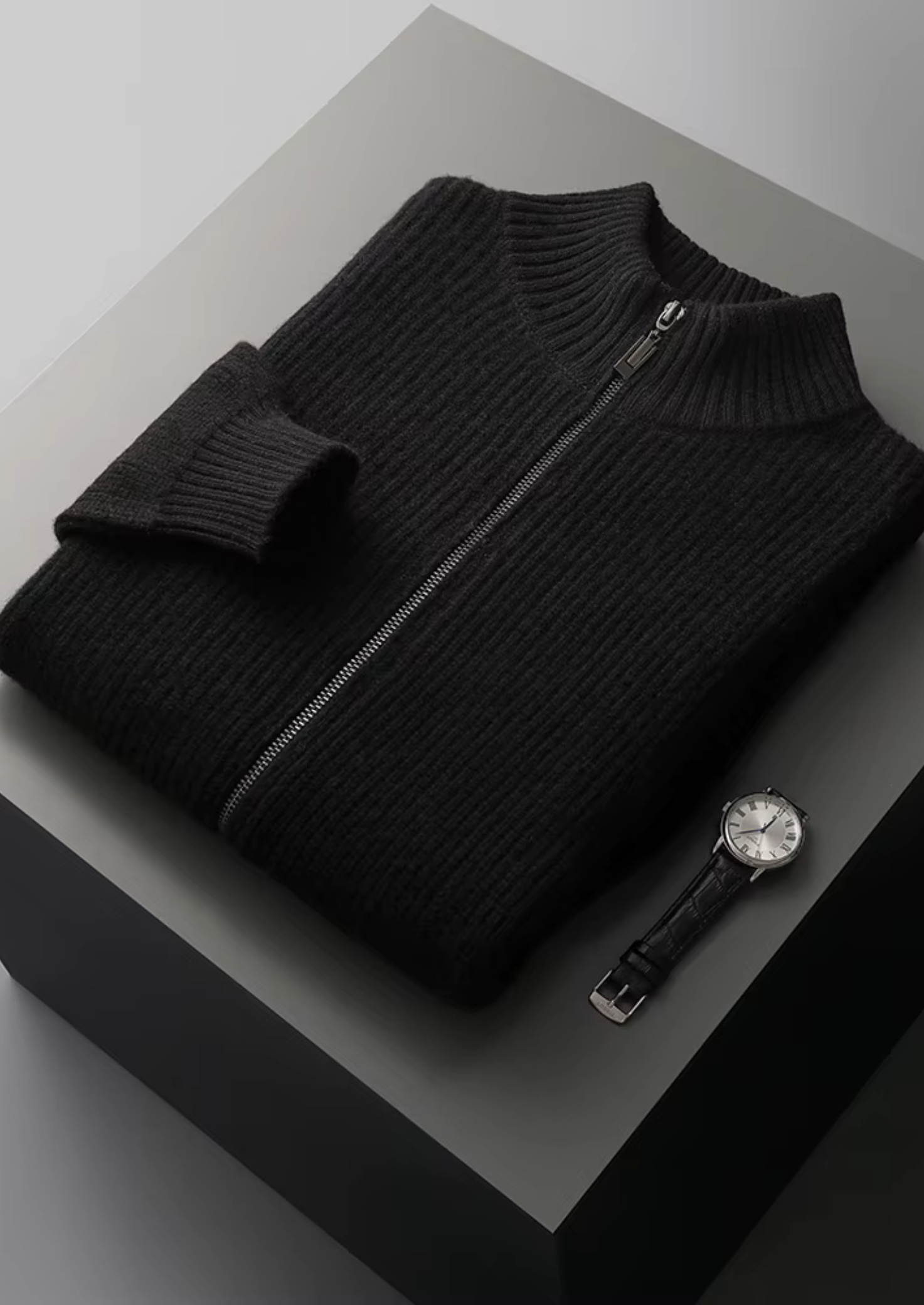 Cardigan en pure laine mérinos extra fine