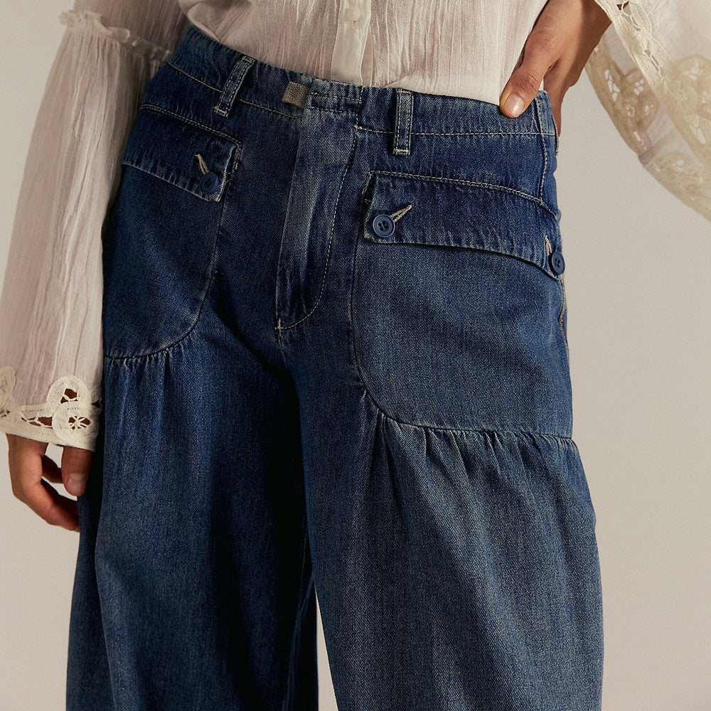 Jean Poppy Flowing Chic