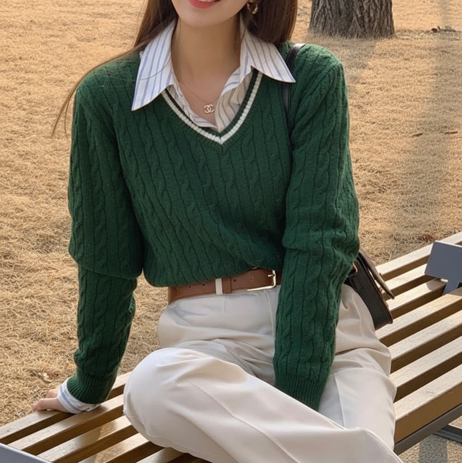 Pull en maille classique