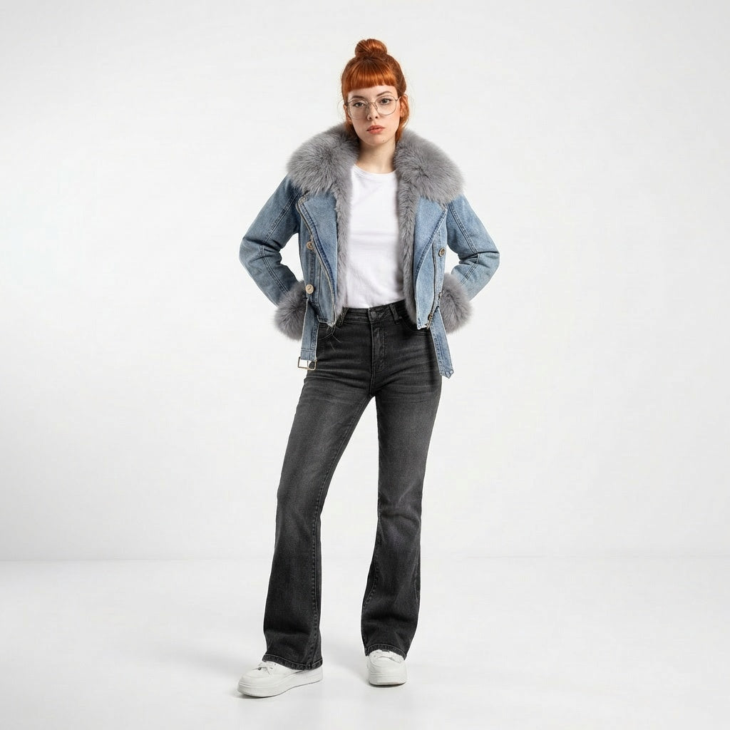Veste en jean Margaux Vosbont